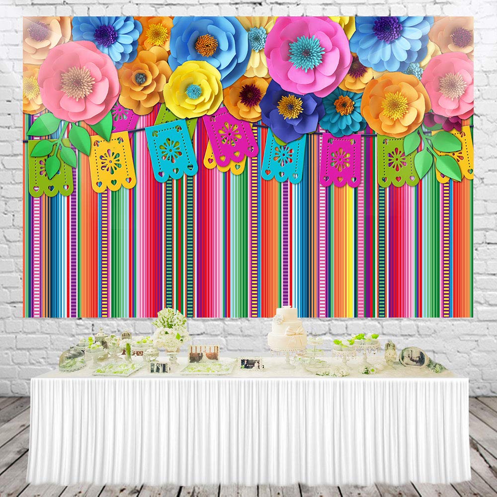 Buy Huayi 7x5ft Fiesta Theme Party Backdrop Cinco De Mayo Colorful