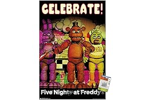 Freddy's Festive Wall Poster: Liven Up Your Abode with Five Nights at Freddy's