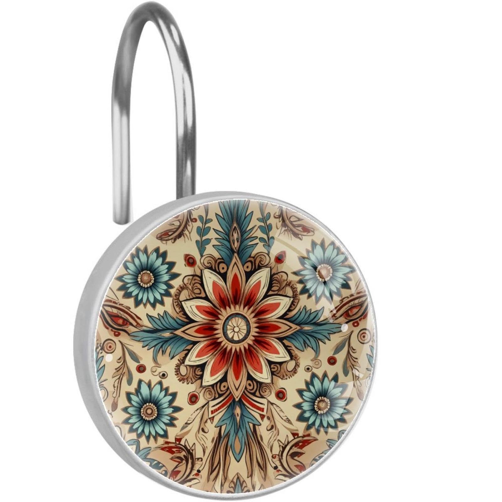 Crochets pour rideau de douche en verre cristal et accessoires déco tringles de douche de maison