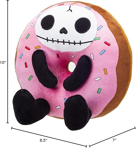 Miniatura 7 de Donatsu - Figura coleccionable de donas rociadas, 10 pulgadas de alto, suave