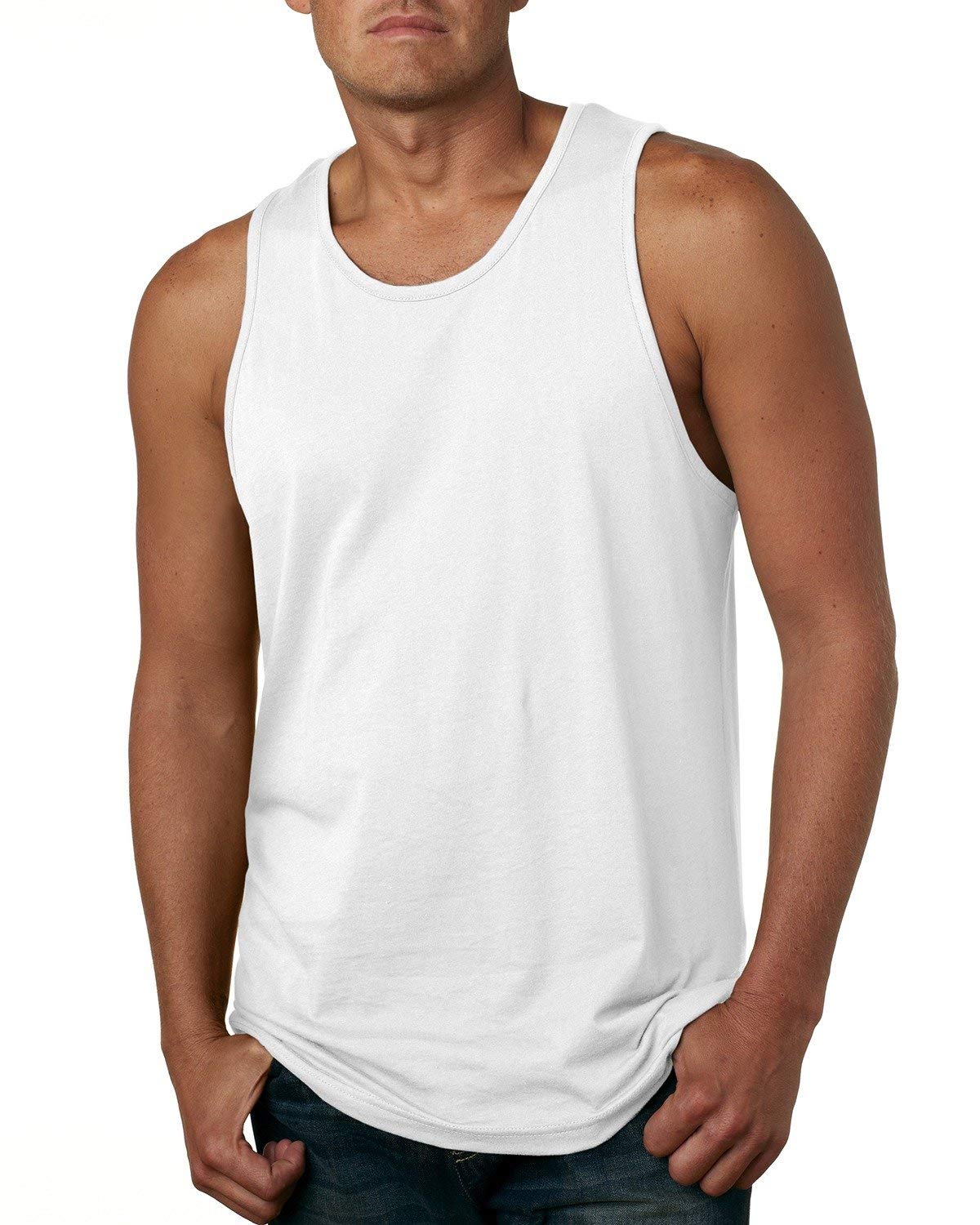 Next Level ApparelNext Level Men's Cotton Tank L WHITE