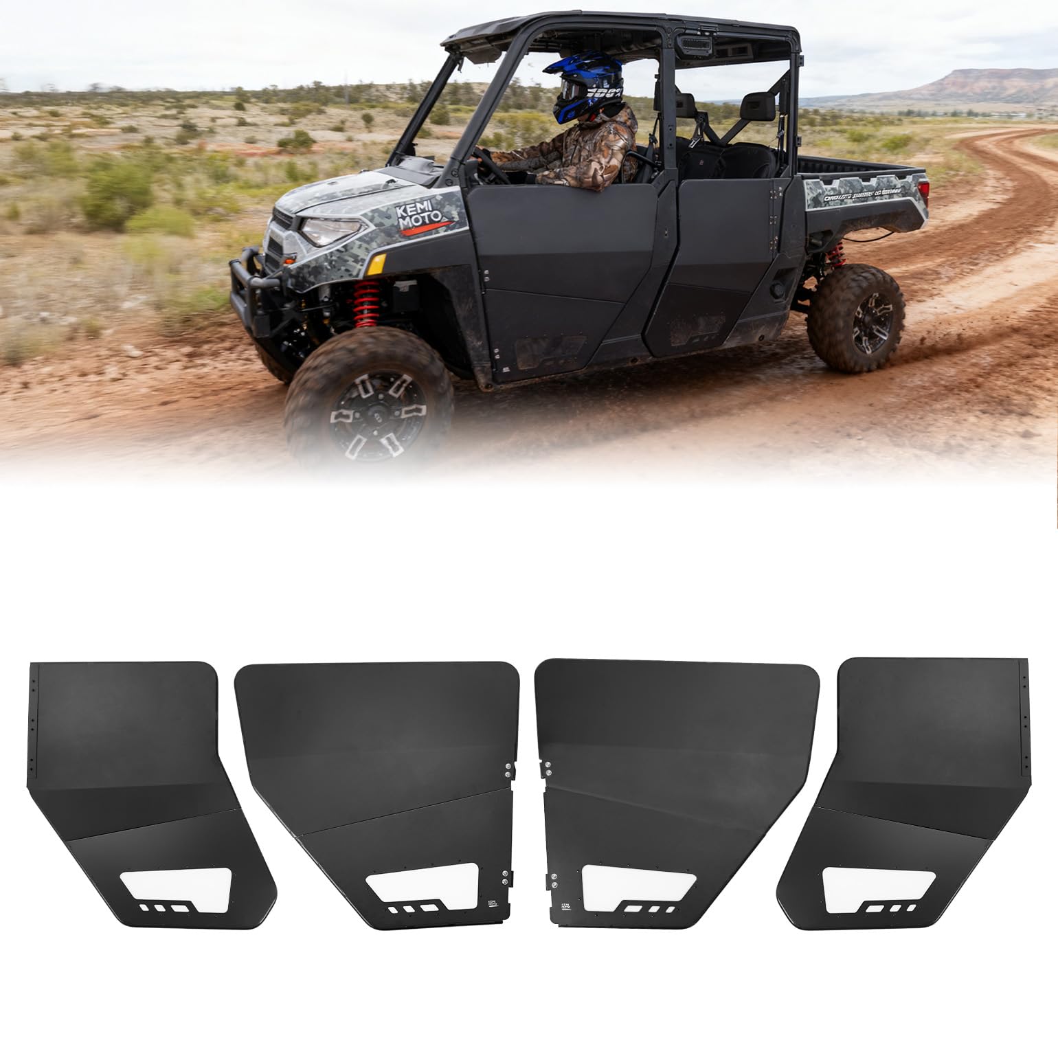 Amazon.com: KEMIMOTO Aluminum Half Doors Compatible with Polaris