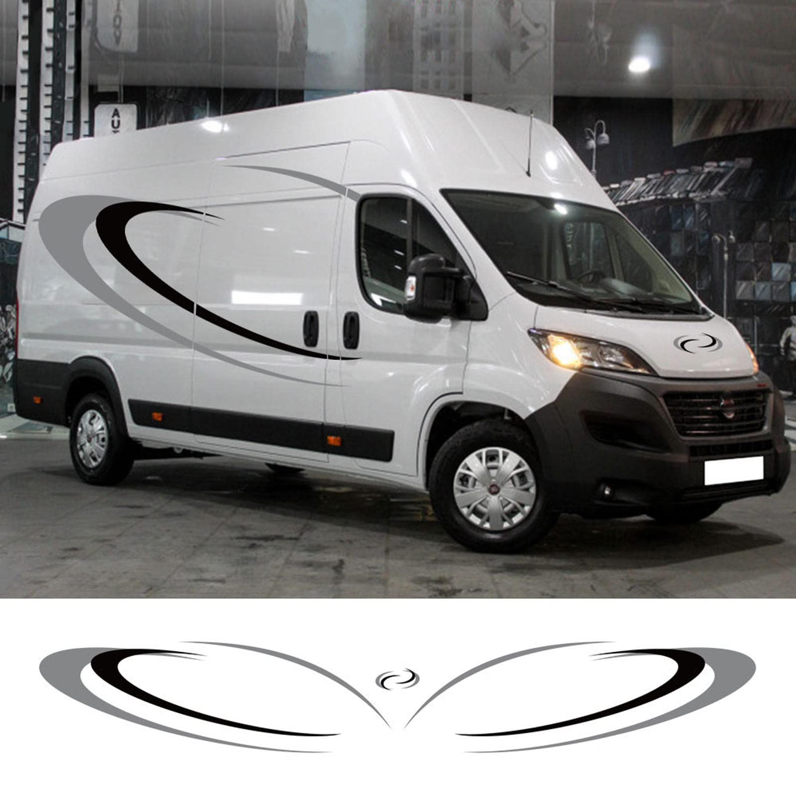 AUFKLEBER PASSEND FÜR CITROEN RELAIS L3 LWB GRAFIK-KIT