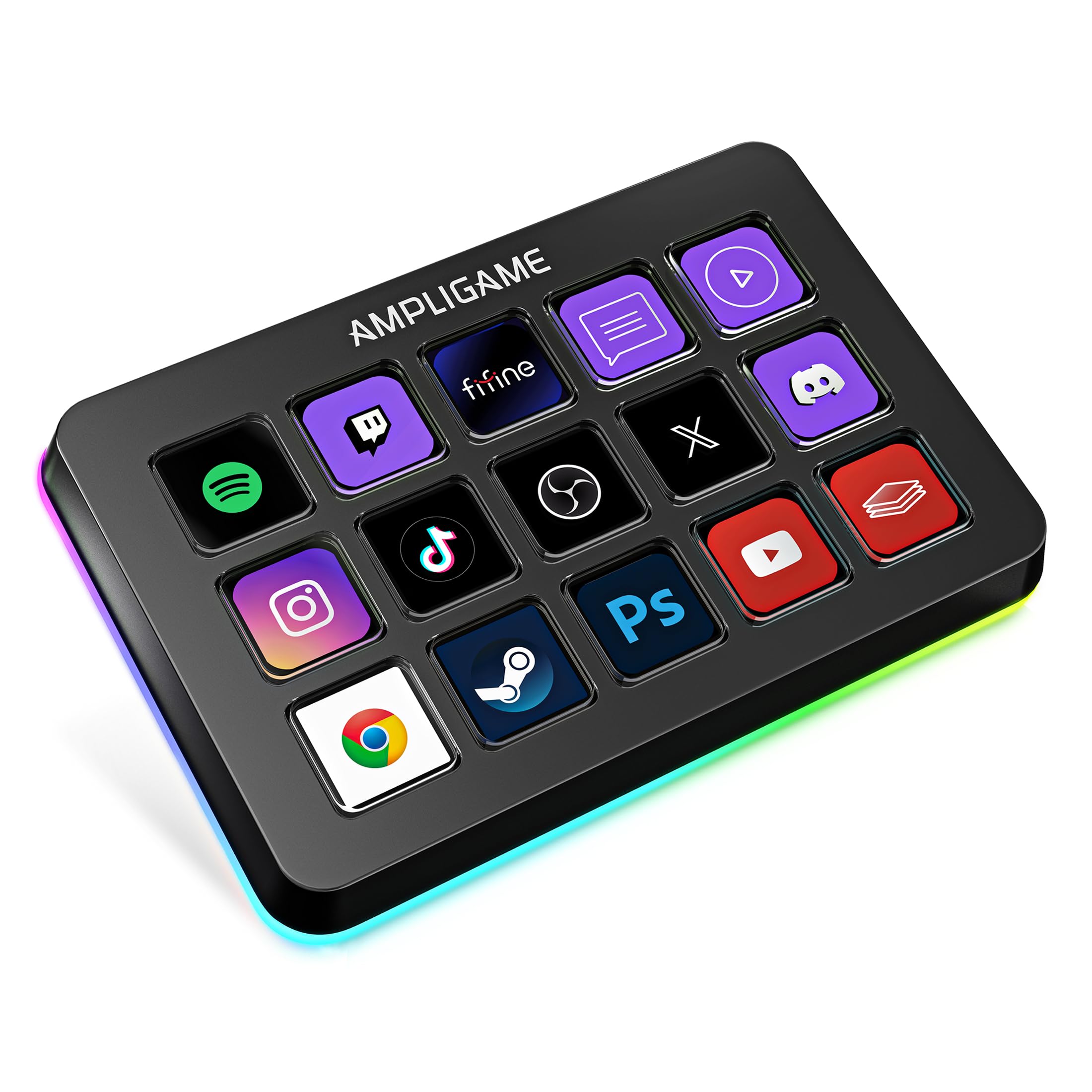 Amazon.co.jp: FIFINE Stream Controller 15LCDキー配列 左手デバイス