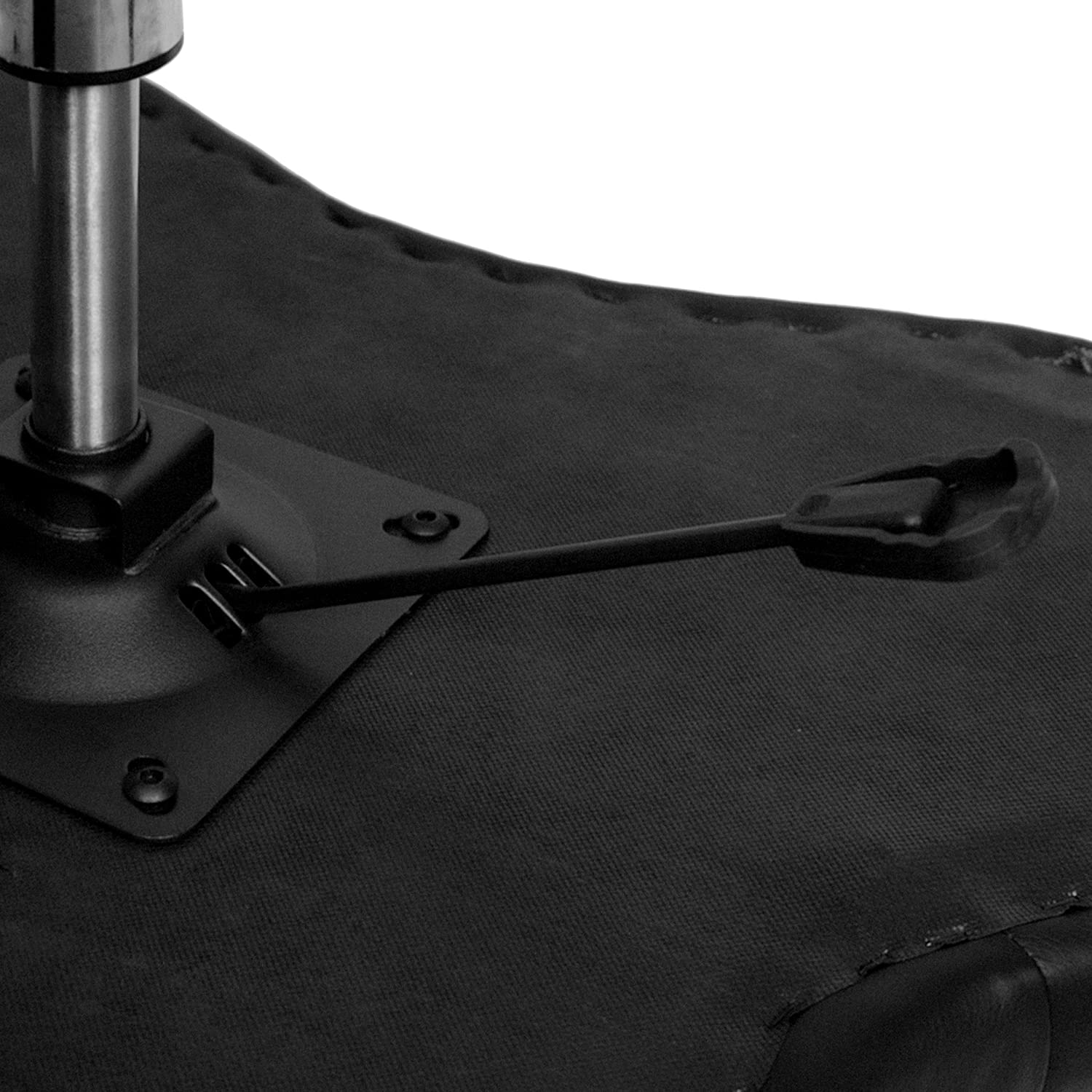 H&A Kniestuhl mit gekreuzten Beinen für Büro oder Zuhause, Meditationssitz zur Reduzierung von Rückenschmerzen, ergonomischer Haltungskorrektursitz mit Höhenverstellung (schwarz), 67,3 x 59,7 cm