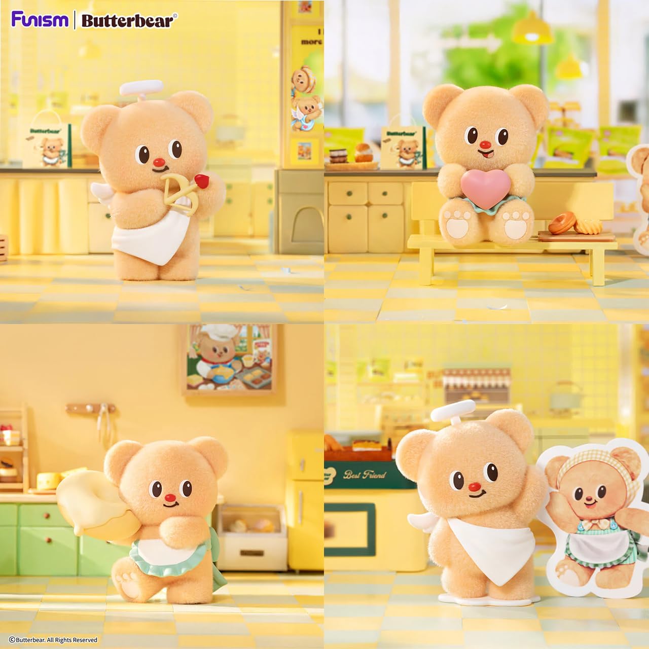 Amazon | Funism バターベア Butterbear ハッピーデイ シリーズ