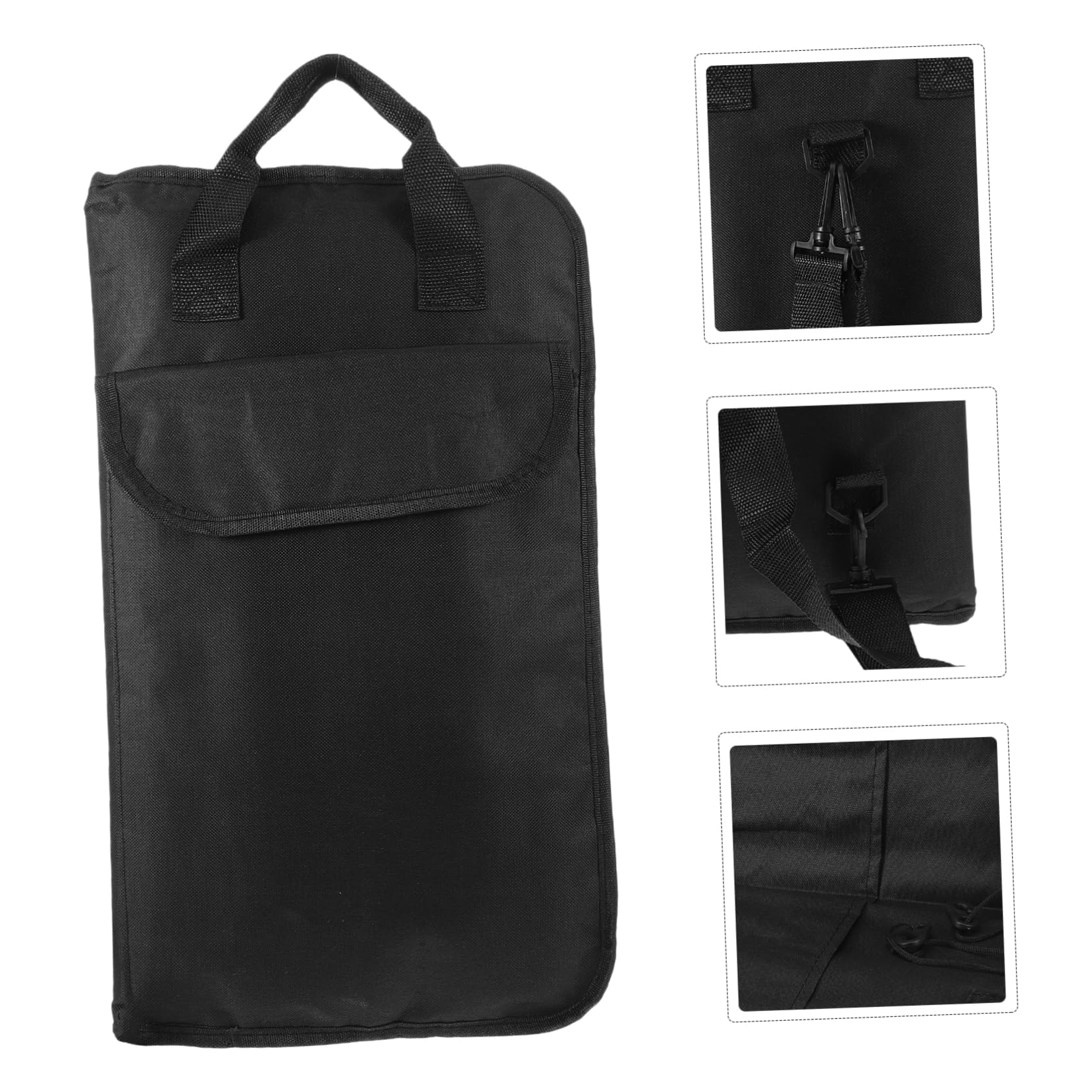 NULYLU Professional Drumstick Bag Holder Drum Rack Stick Holder Drumsticks Storage Container Stick Bag for Drums