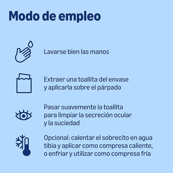 Healthcare by Amazon Toallitas limpiadoras de párpados de para el tratamiento periocular en adultos y niños, sin perfume, paquete de 60 (anteriormente Amazon Basic Care); el embalaje puede variar - 4