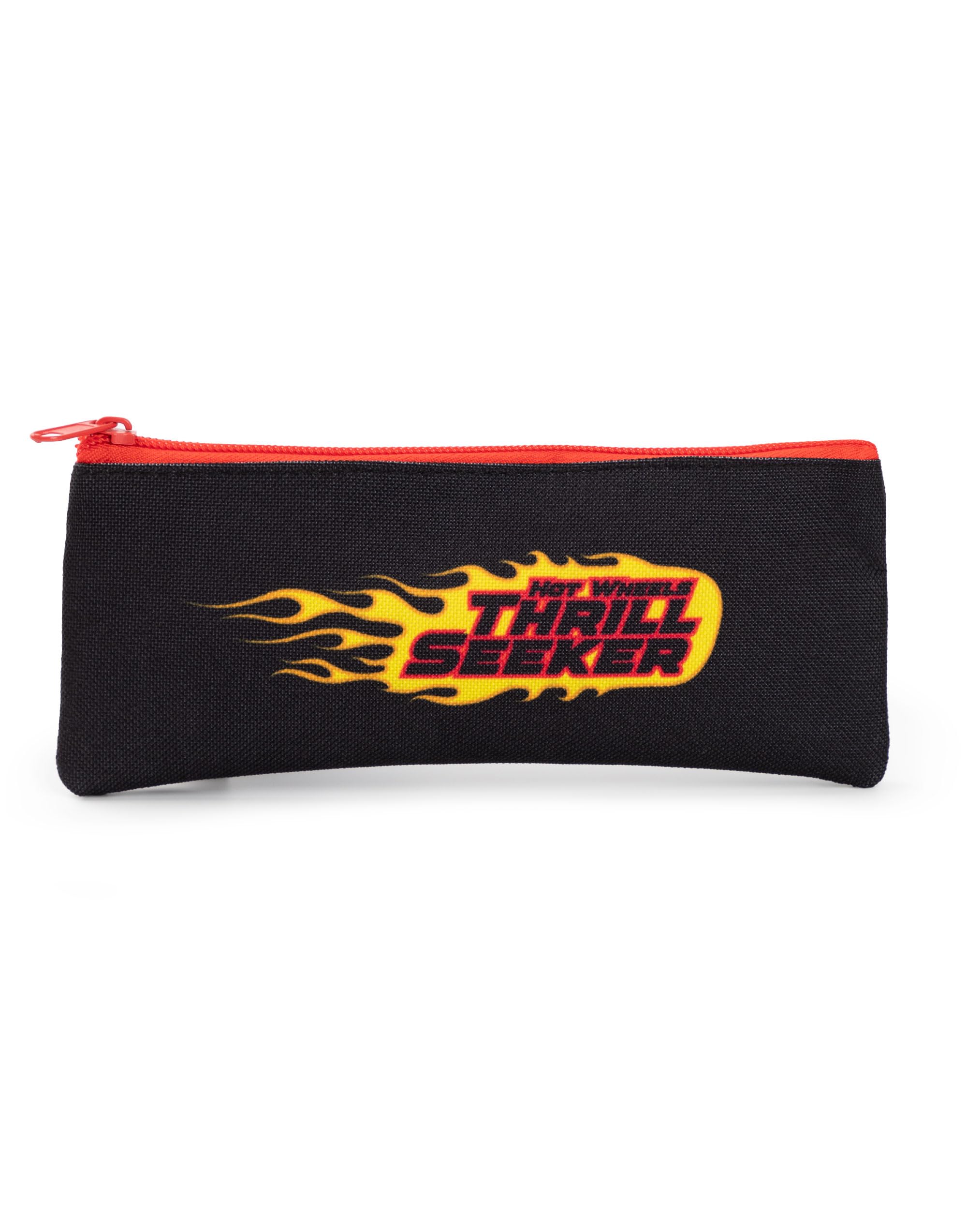 Hot Wheels Boys sac à dos ensemble | Sac à dos noir 4 pièces pour enfants avec sac d’école, étui, sac à lunch et bouteille d’eau | Feu ligne d’arrivée graphique complet assorti ensemble