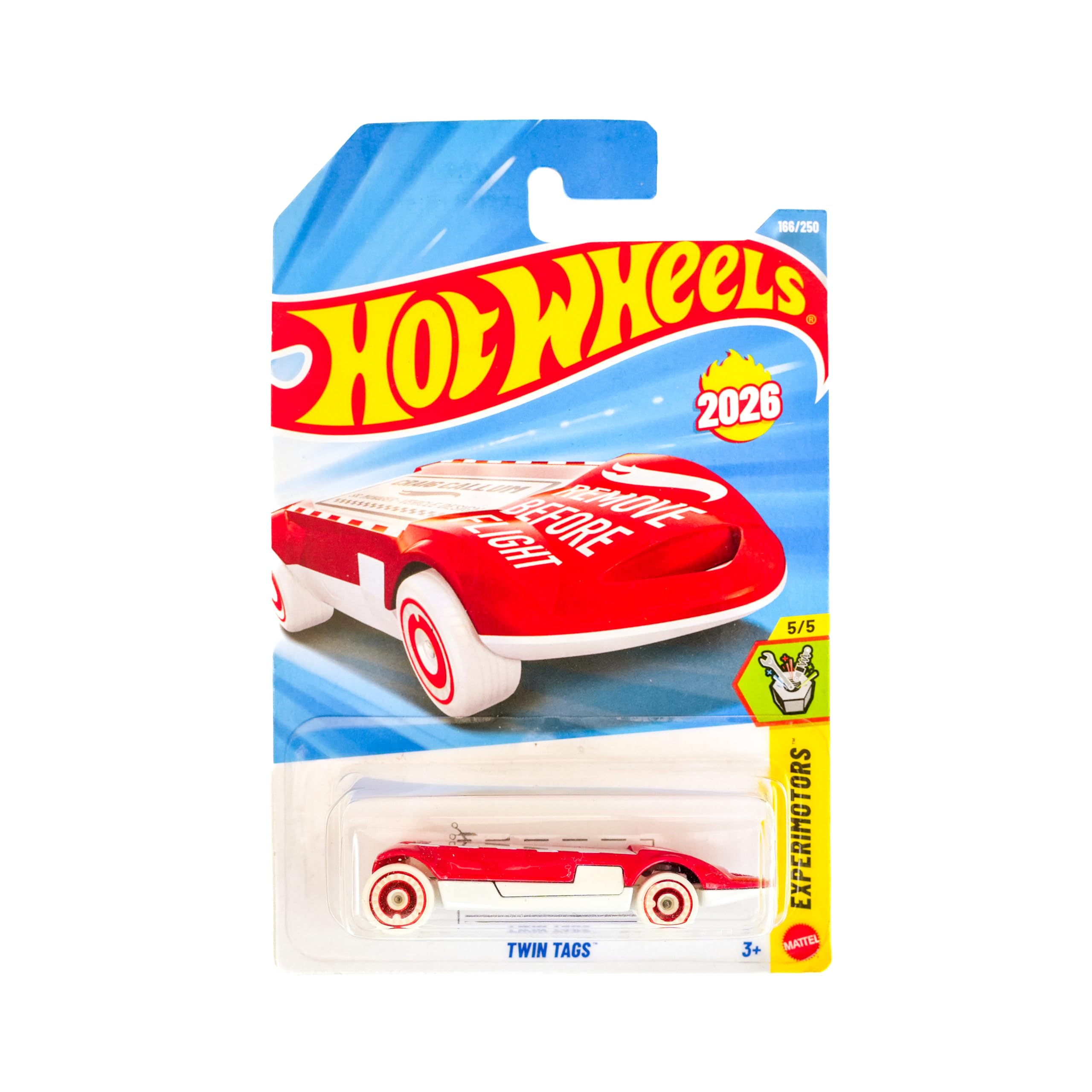 Hot Wheels® Worldwide Basic Car HW Twin Tags Toy Car for Kids & Collectors