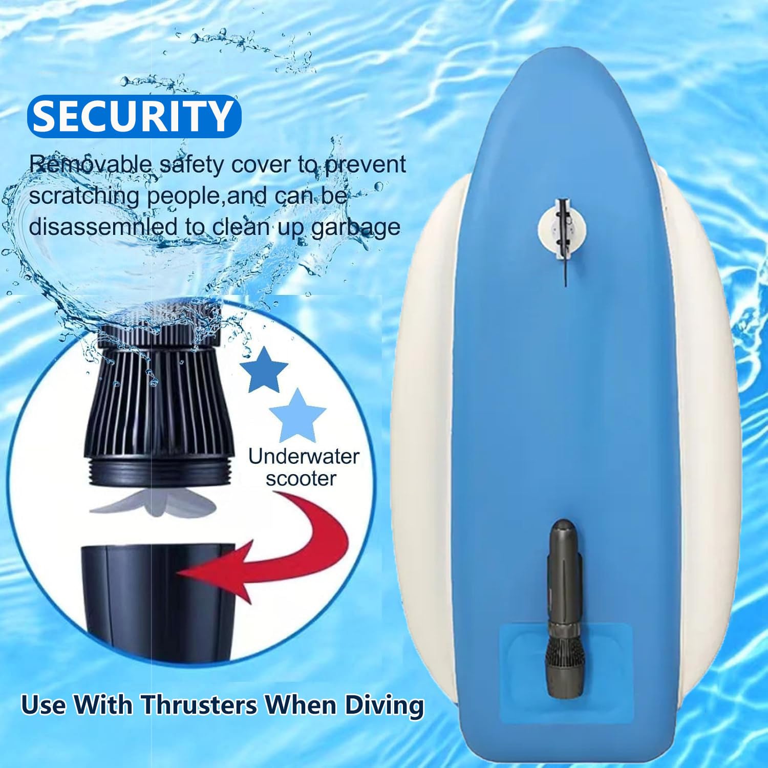 Moto d acqua gonfiabile elettrica, Barca a motore elettrico estiva da 500 W/700 W per 2 adulti, utilizzabile per 130/160 minuti, giocattolo per feste in piscina e sport acquatici 700WPRO16A