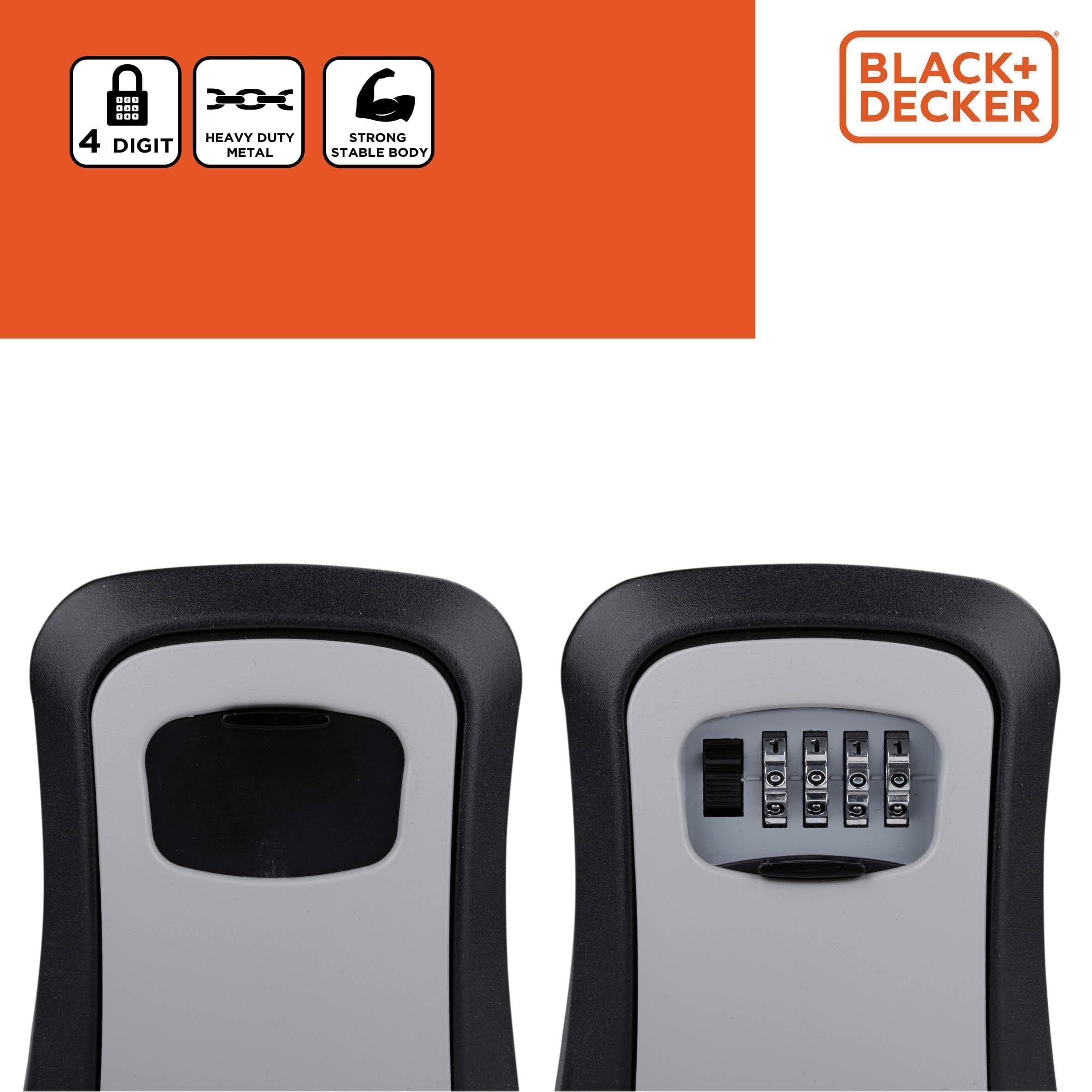 BLACK+DECKER Cassaforte con serratura a combinazione, normale