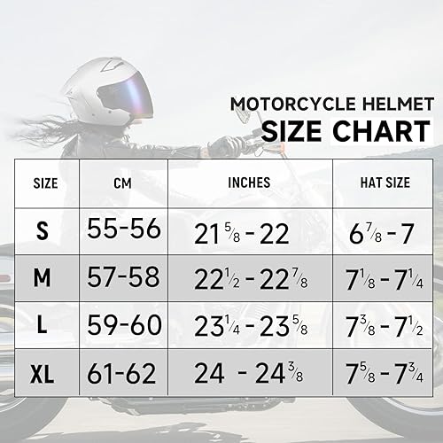 Miniatura 9 de TCMT Casco de motocicleta para adulto 34