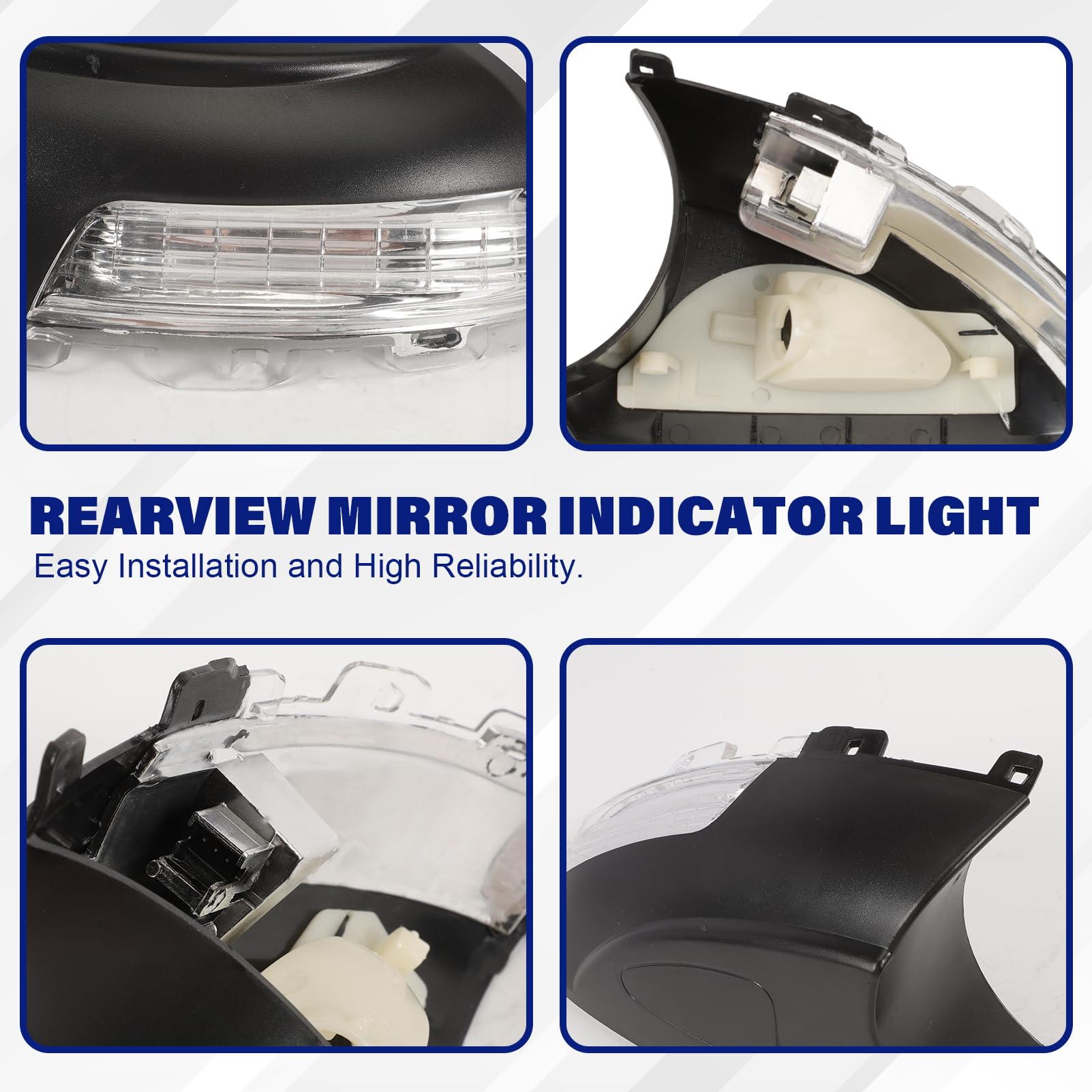 Indicatori di direzione per Alha-mbra (710) Sha-ran (7N) Tiguan (5N) 5N0949102 5N0949102B 5N0949102D per lampeggia ripetitore specchietto laterale per (destro-lato passeggero)
