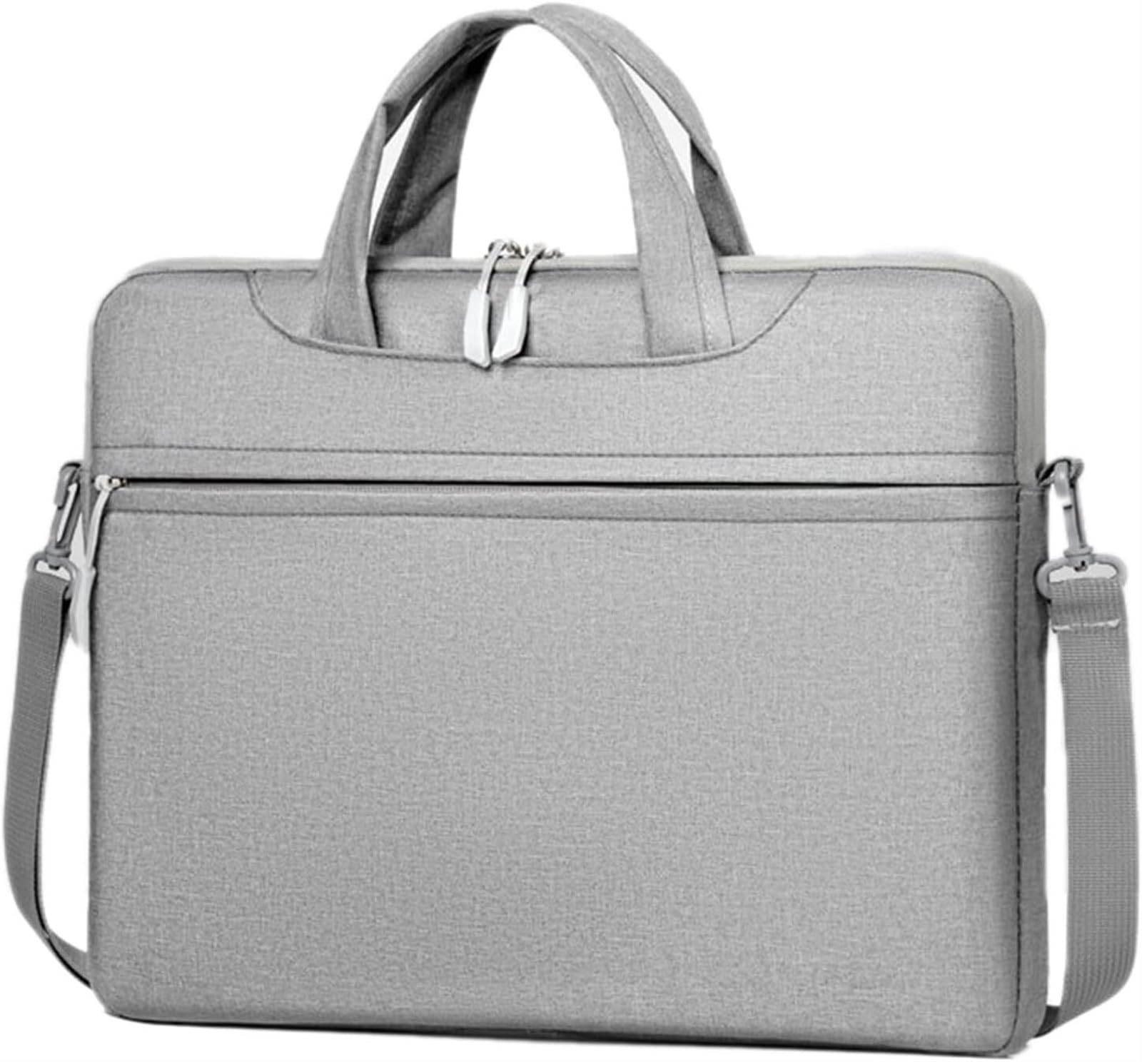 Torba Na Laptopa Plecak Na Laptopa 13,3/14,1/15,6, Wodoodporna, Odporna Na Wstrząsy, Lekka Torba Na Ramię, Torba Na Laptopa Teczka Na Laptopa(Gray,15.6")