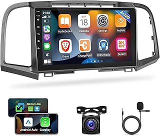 [2G+32G] Car Radio for Toyota Venza 2008-2016, 9 inch Android Touch Screen Stereo, Apple Carplay/Android Auto/Mirror Link/1080P/SWC/Bluetooth/WiFi +AHD Backup Camera+MIC