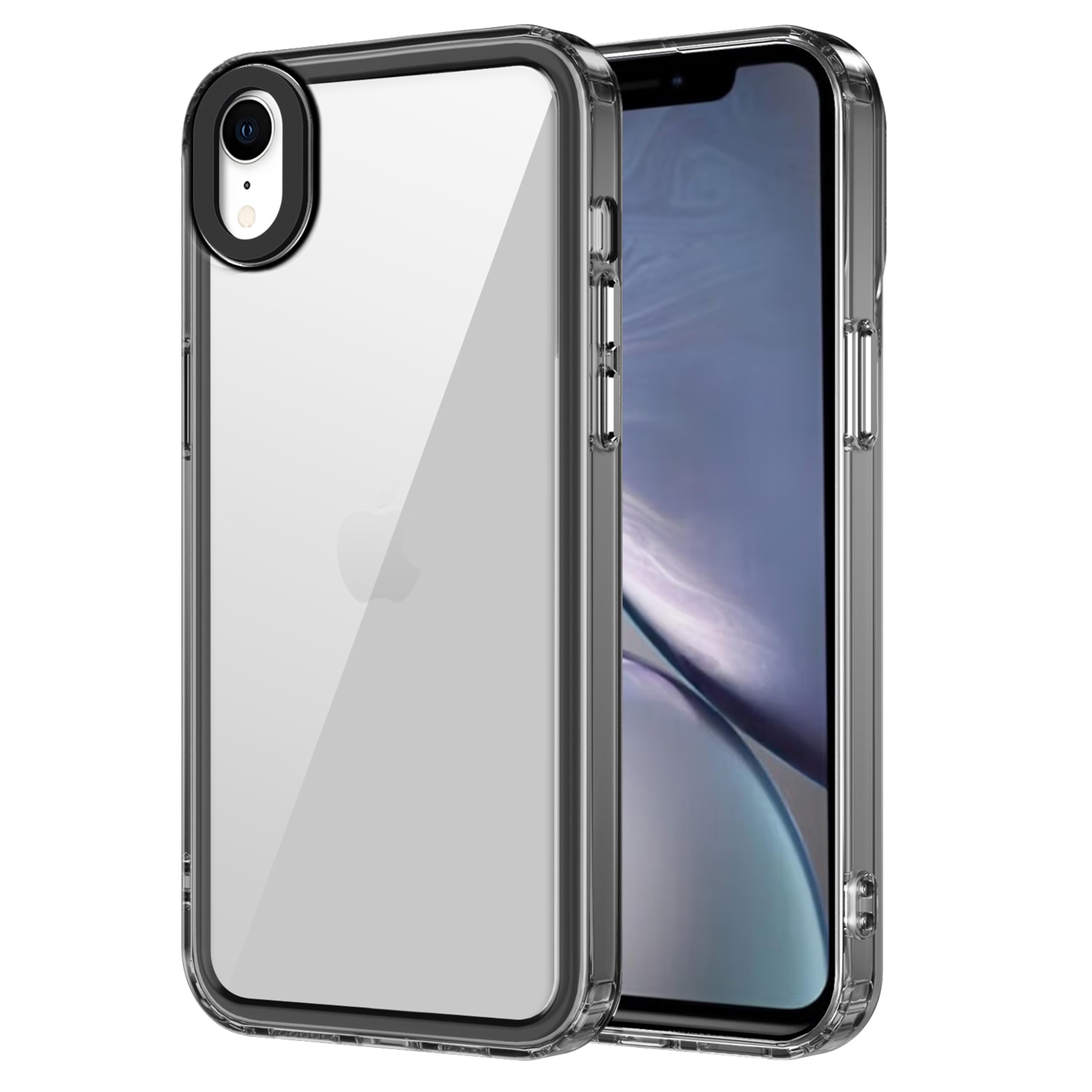 Zapcase Back Case Cover for iPhone XR | Compatible for iPhone XR Back Case Cover | Case Cover with Camera Protection | (TPU + PC | Translucent Black) (B0CSP8D4YH) Amazon Price History, Amazon Price Tracker