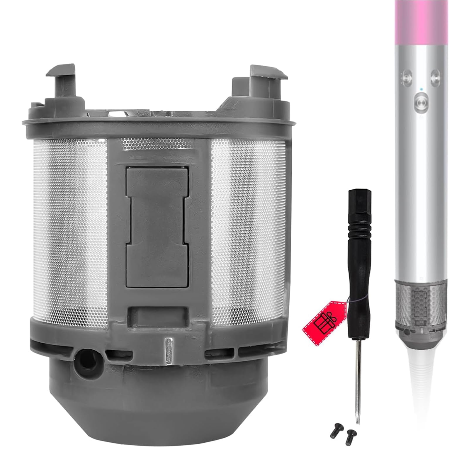 SANTUO Filtro interno di ricambio per modelli Dyson Airwrap HS01 e HS05, pezzo di ricambio originale per acconciature Airwrap, garantisce prestazioni ottimali e previene danni da detriti e accumulo di