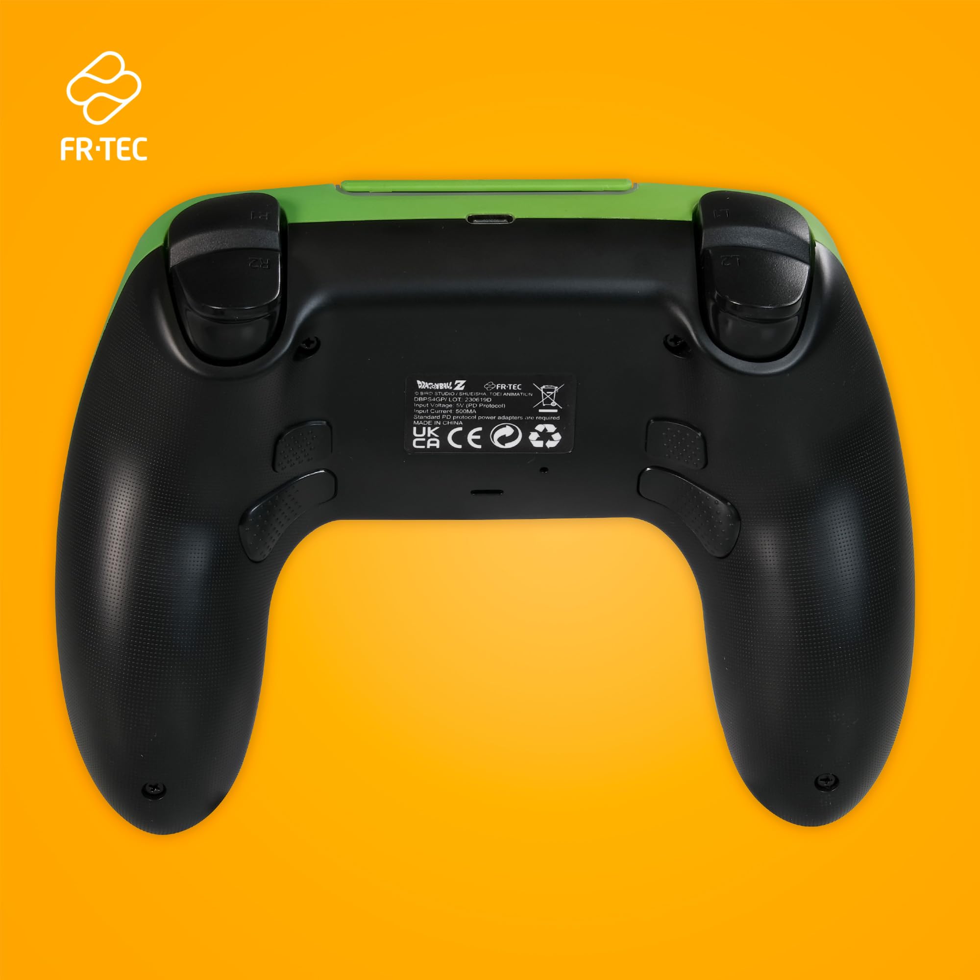 FRTEC – DRAGON BALL Z SHENRON Controller Wireless con Luce LED RGB Compatibile con PC e PS4, Gamepad Bluetooth, Batteria da 950mAh, 10 Ore di Autonomia