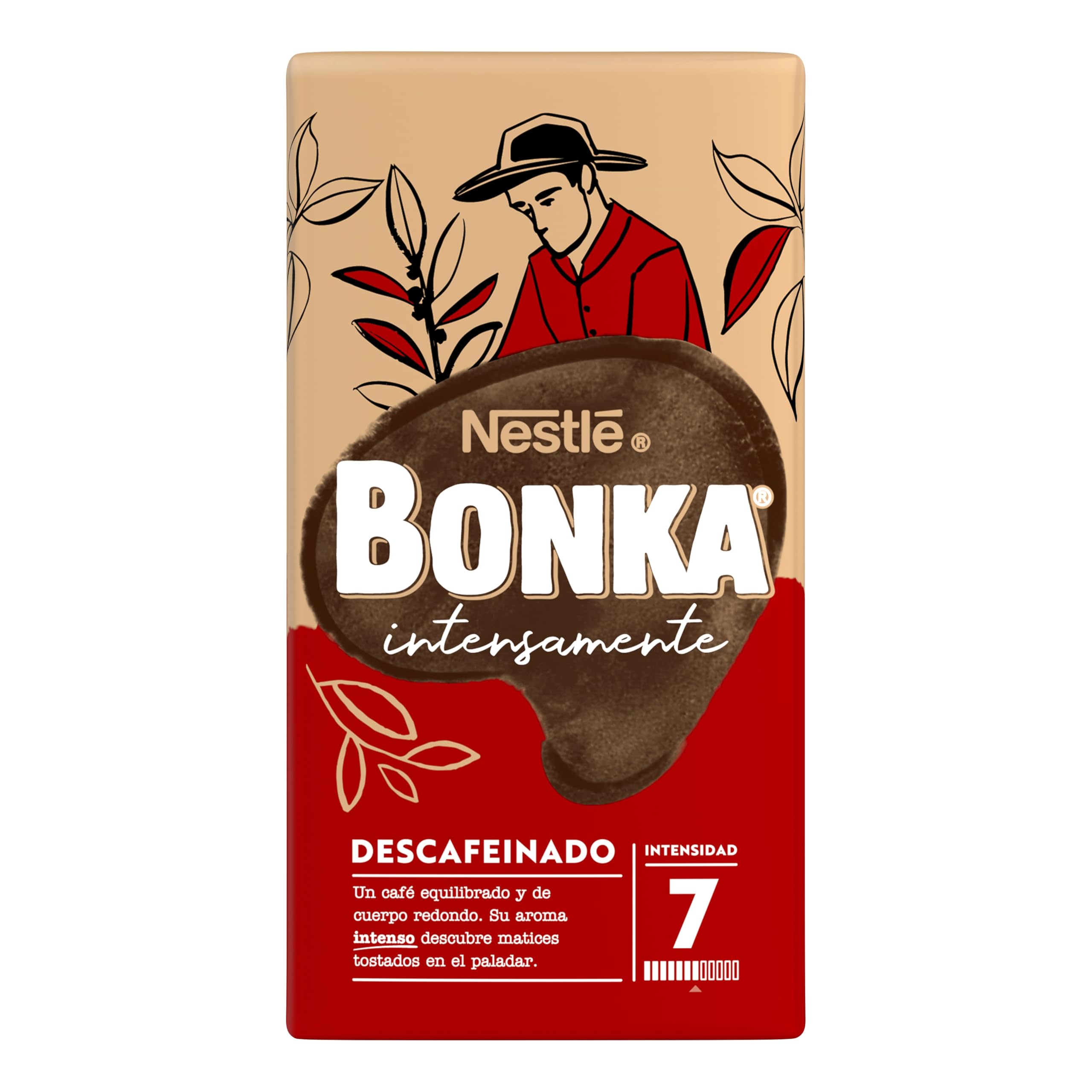 Bonka Entkoffeinierter gemahlener Kaffee, 250 g, 8 Packungen