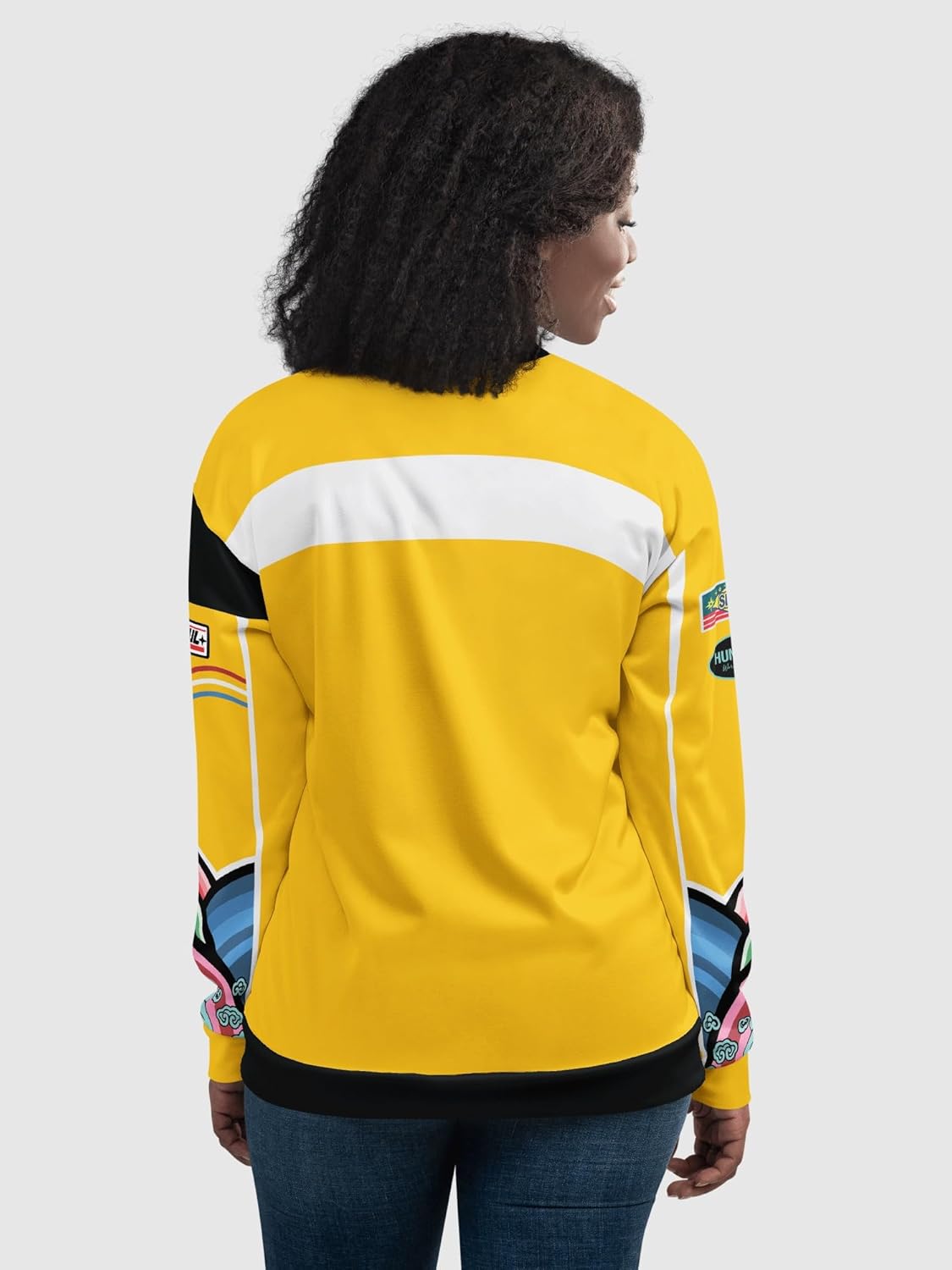 KPop Demon Hunters Rumi's Yellow Jacket, Unisex Anime-Inspired Cosplay & Streetwear Fashion Coat Officially Licensed - Image 4