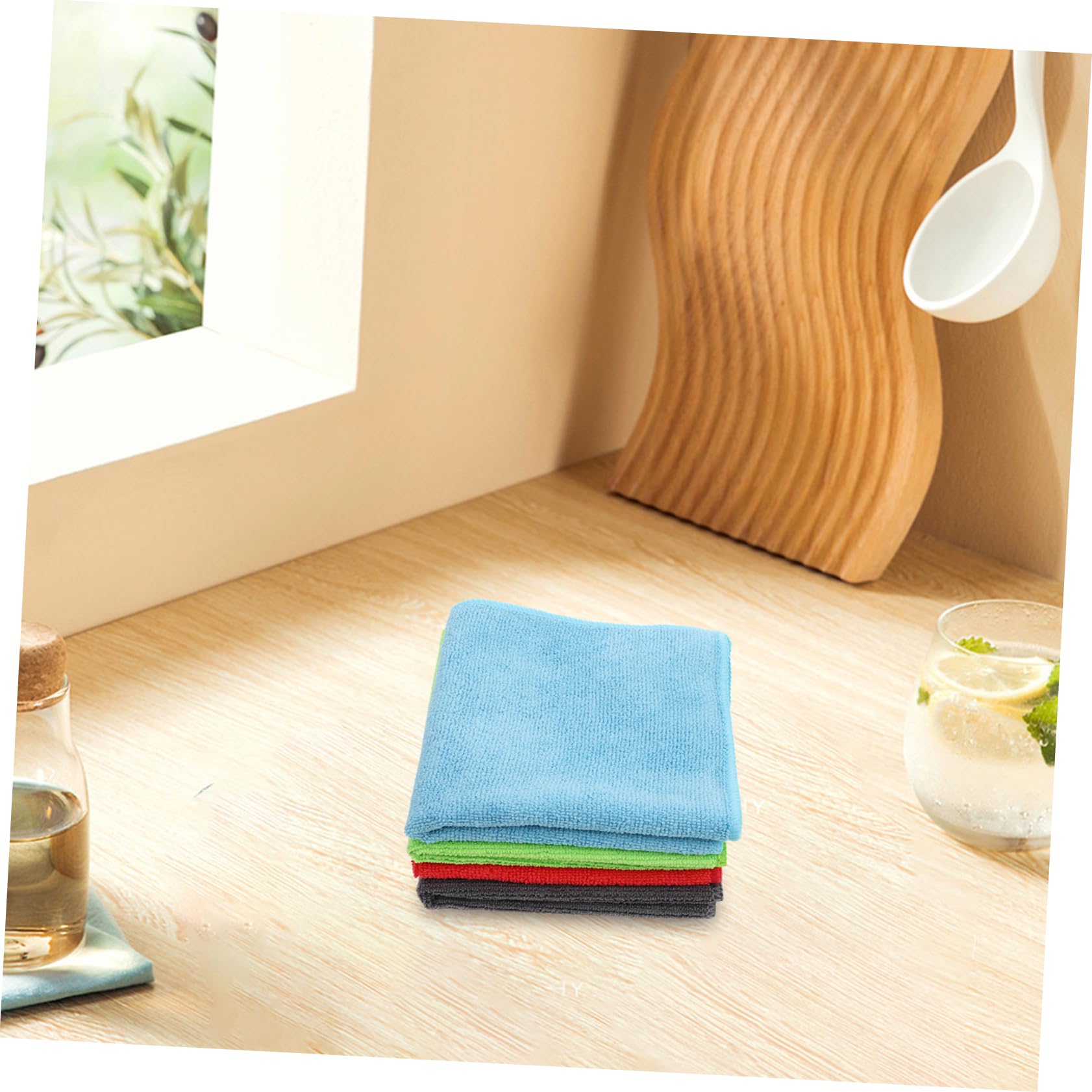 GANAZONO Piezas Paquete de Paños de Microfibra Absorbentes para Cocina y Limpieza de Automóviles Toallas Versátiles para Electrodomésticos y Artículos Reutilizables y Duraderos