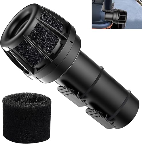 Silenciadordifusor VT2525 y WS25025A de 2.5 pulgadas para aspiradoras Ridgid húmedoseco, se adapta a la mayoría de aspiradoras con un puerto de