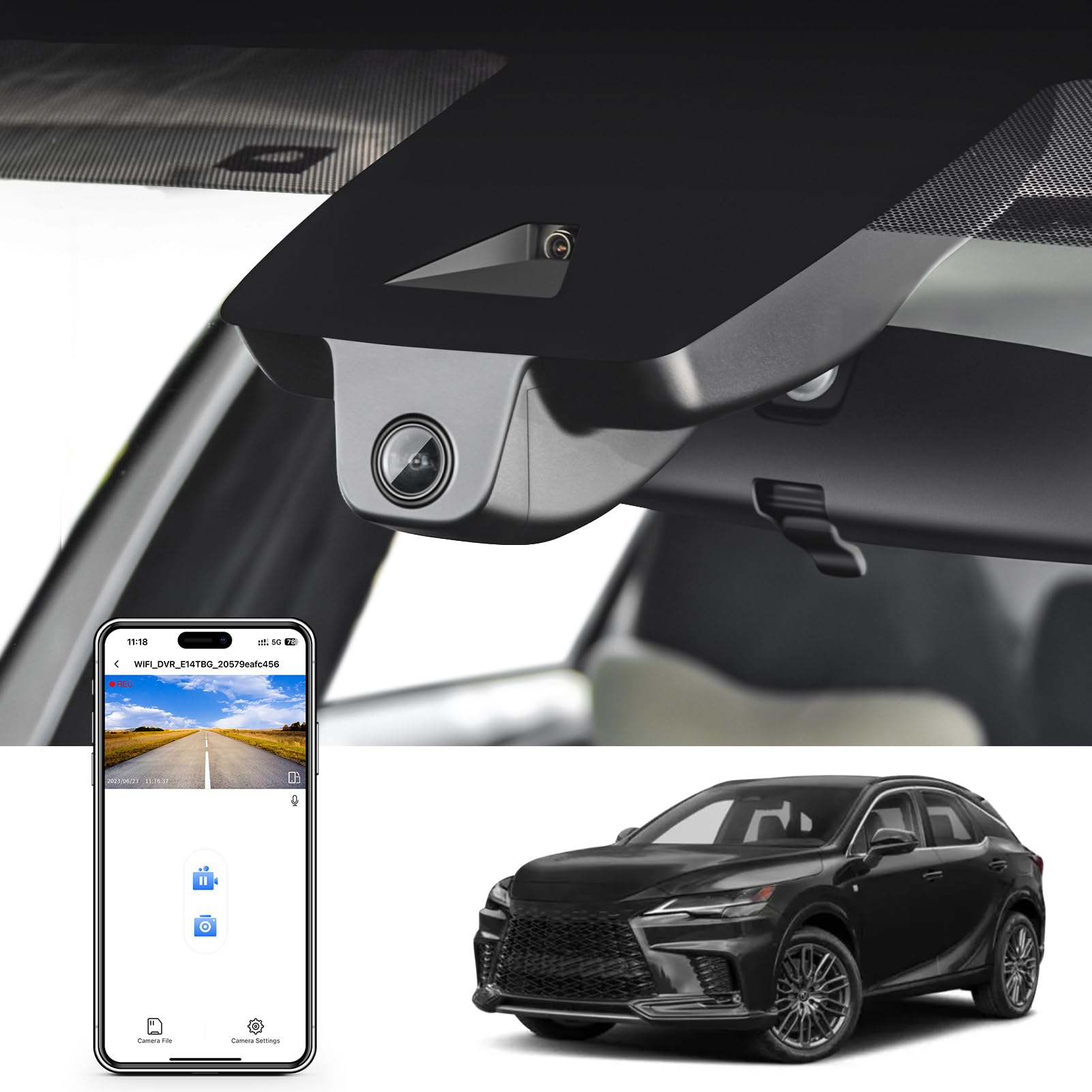 ドライブレコーダー５０個 4K高画質 ドライブレコーダー 前後車内3カメラ AZDOME LS05(M550
