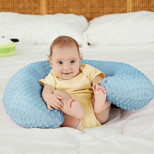 Miniatura 5 de Almohada y posicionador de lactancia mejorados, almohada de lactancia para bebé para lactancia materna y alimentación con biberón, almohadas de
