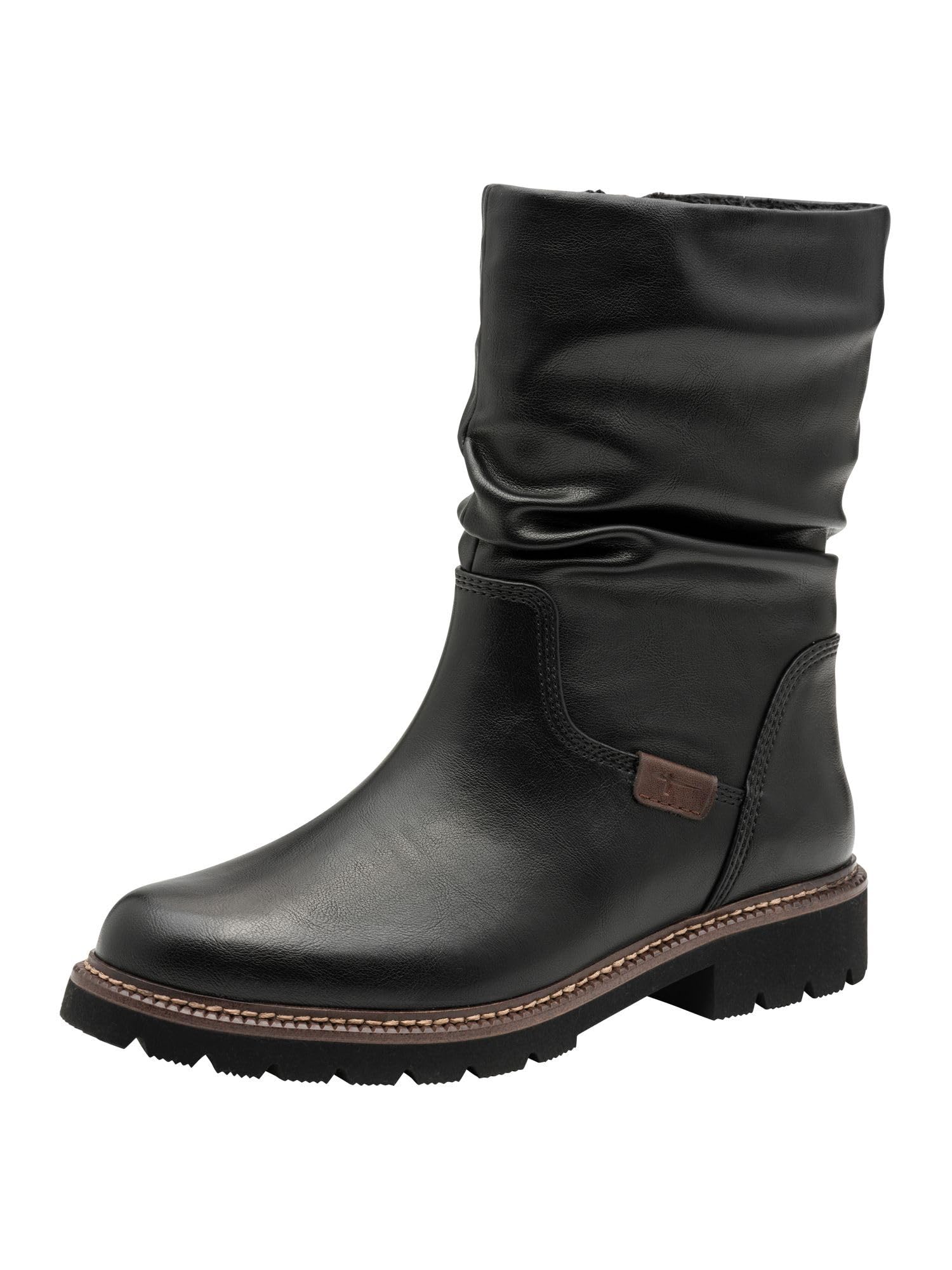Tamaris Women's Vegan Boots, black, 7.5 UK