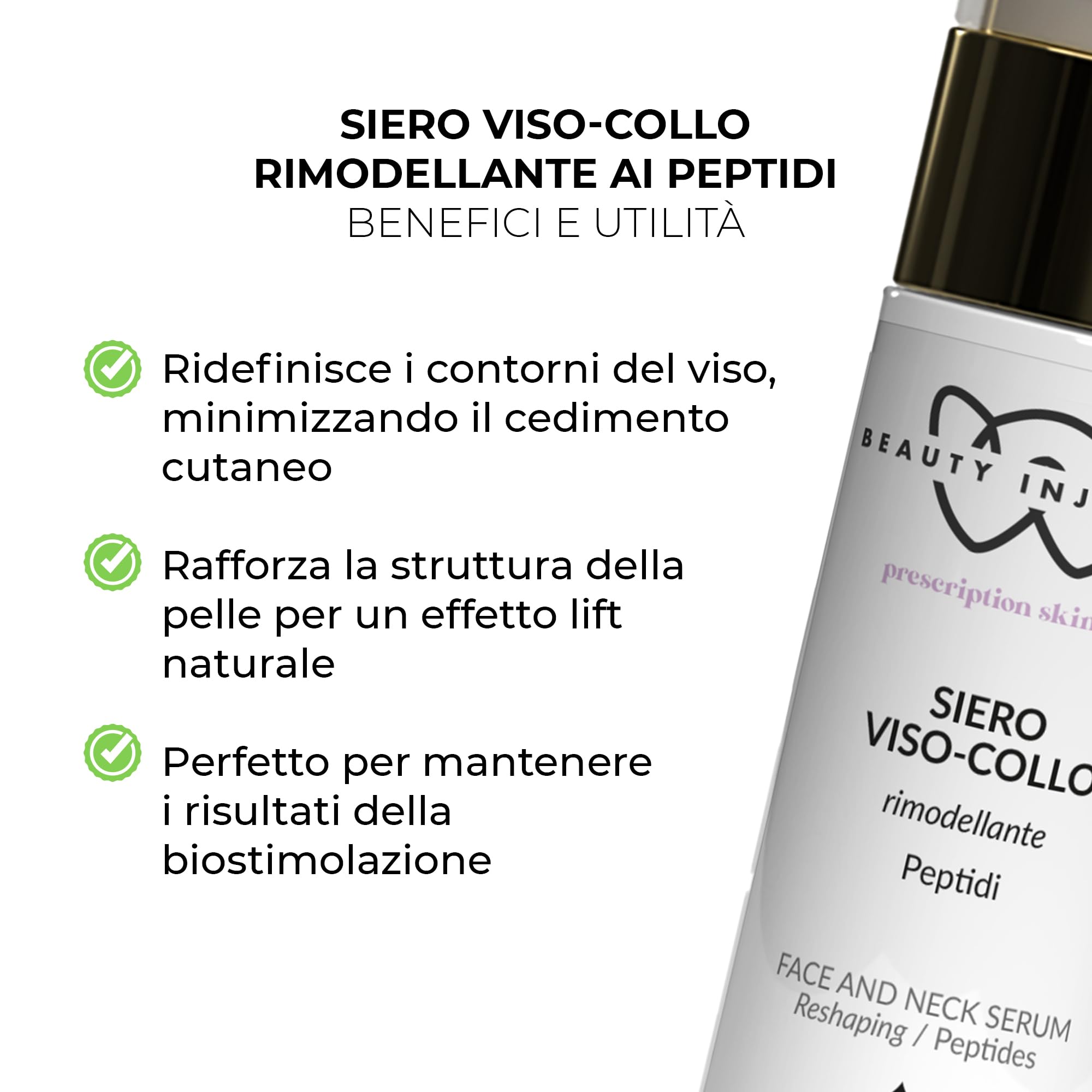 Wikirose Cosmetics serum do twarzy z peptydami - 30 ml