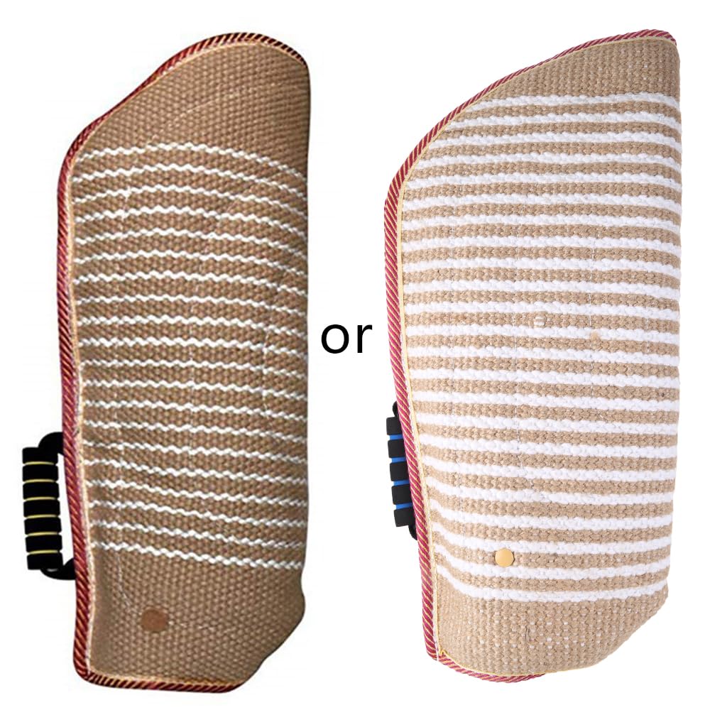 Funda gruesa para perros con asa, protector de brazo de entrenamiento para perros medianos y grandes, entrenamiento al aire libre
