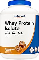 Vista 18 de Nutricost - Proteína aislada de suero de leche, sabor fresa y acai, 2 libras
