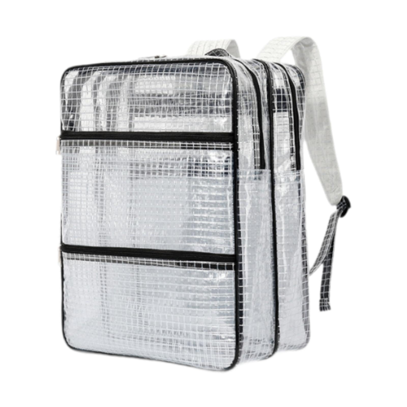 Borsa trasparente per ambienti con elevati requisiti di pulizia, organizer per camere bianche per impieghi gravosi, riparatore, elettricista,