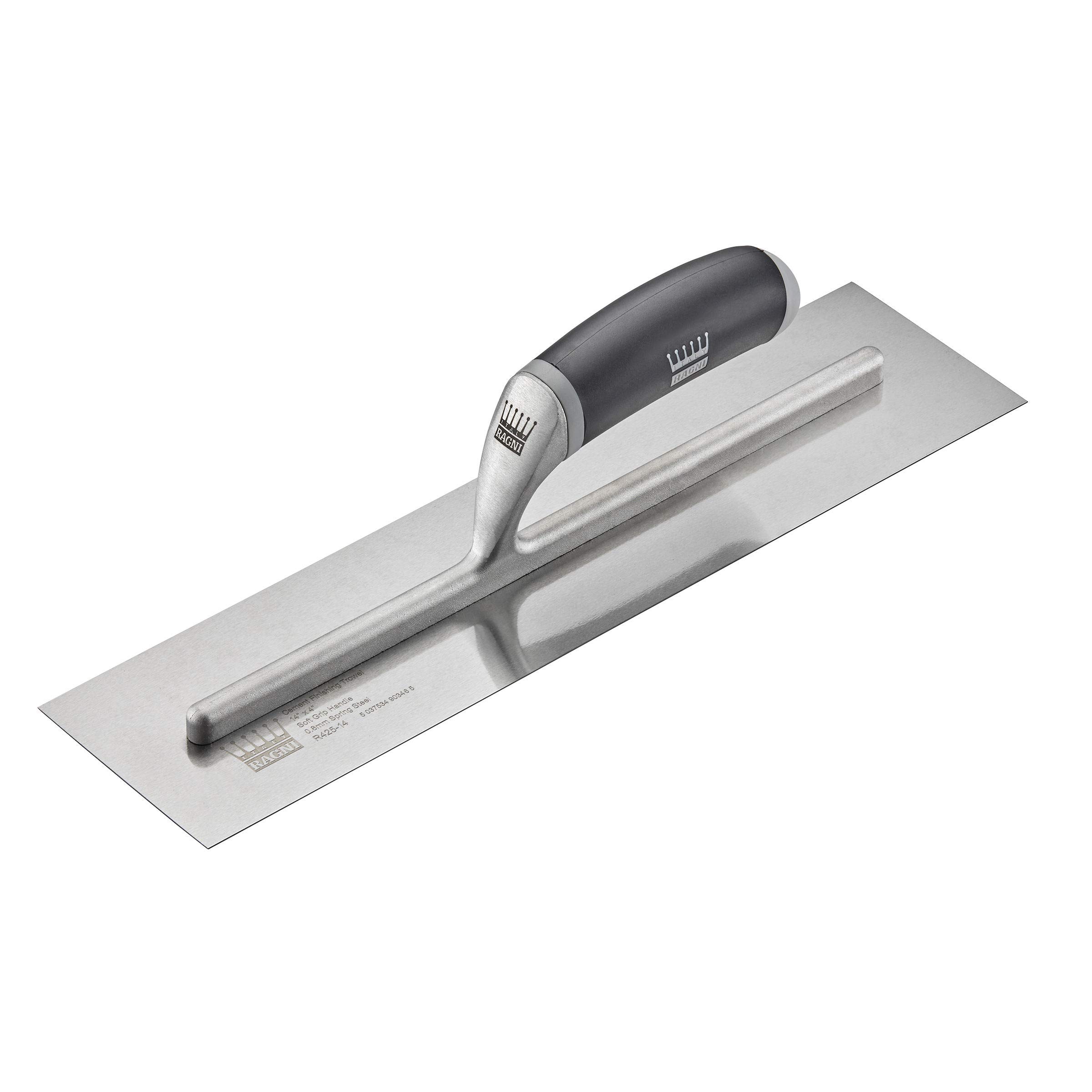 Ragni R425-14 Concrete Finishing Trowel Easi-Grip Handle 14 x 4in