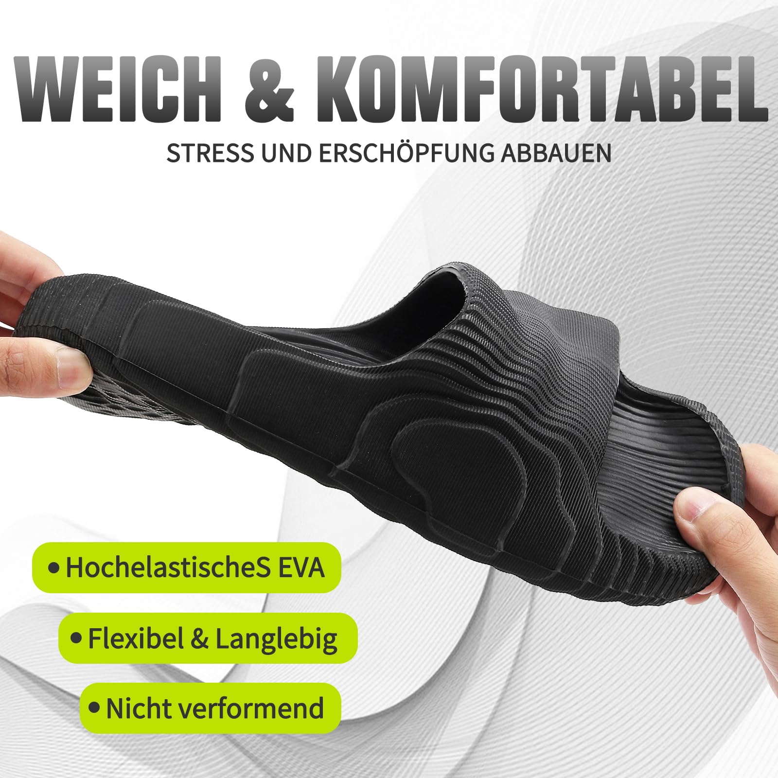 Sowdus Ciabatte Donna Uomo Estive Casa, Slide Piscina Pantofole, Plastica Mare Slippers