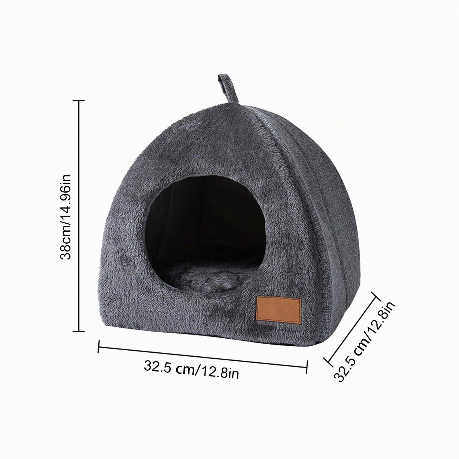 Generico Cuccia Gatto Chiusa, Cuccia Chiusa Cane Interno, Casetta Gatto, Cuccia per Cani Removibile Traspirante per Interni per Gatti, Cani, Gattini E Piccoli Animali Domestici