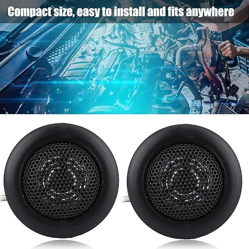 Miniatura 4 de Altavoz de audio para automóvil de 12 V y 120 W - Mini par de altavoces súper con ajuste universal para todos los sistemas de sonido de vehículos de