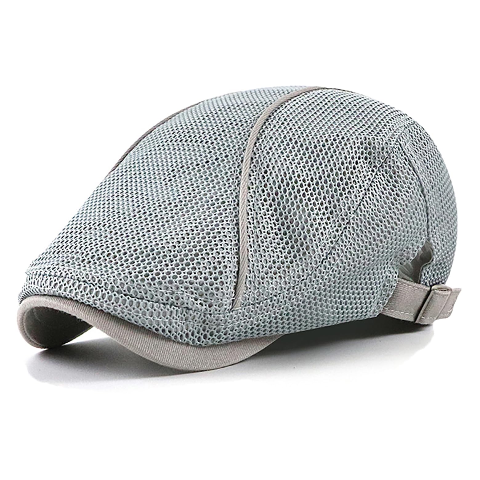 YAMEE Atmungsaktive Mesh Baskenmütze Herren Sommer,Sonnenhüte Männer Barett Outdoor-Sonnenschutz,YAMEE Verstellbarer Sch