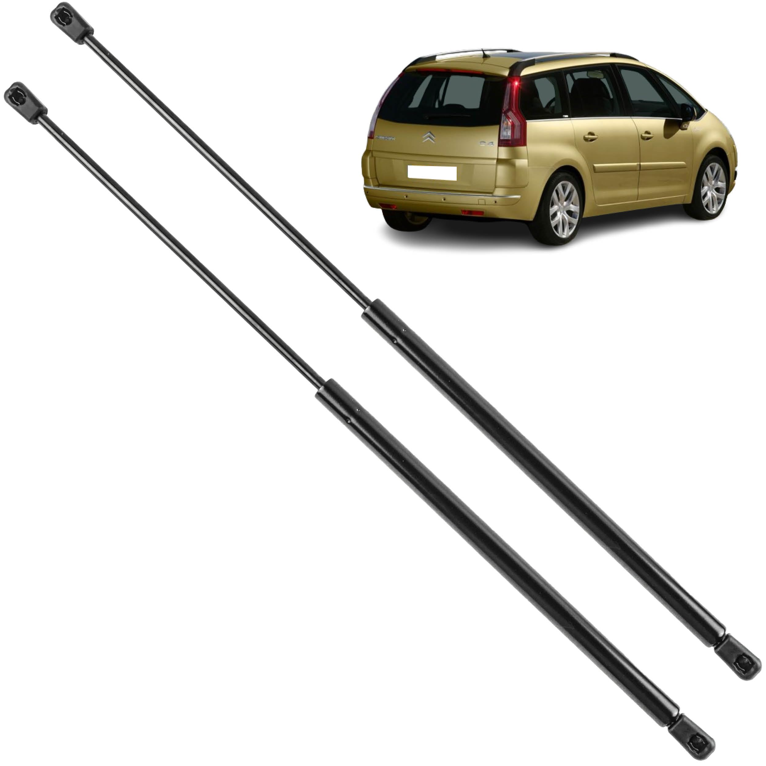 TarosTrade Molla A Gas Per Portellone – 625N, Lunghezza 585mm – Per Citroen Grand C4 Picasso (2006>)