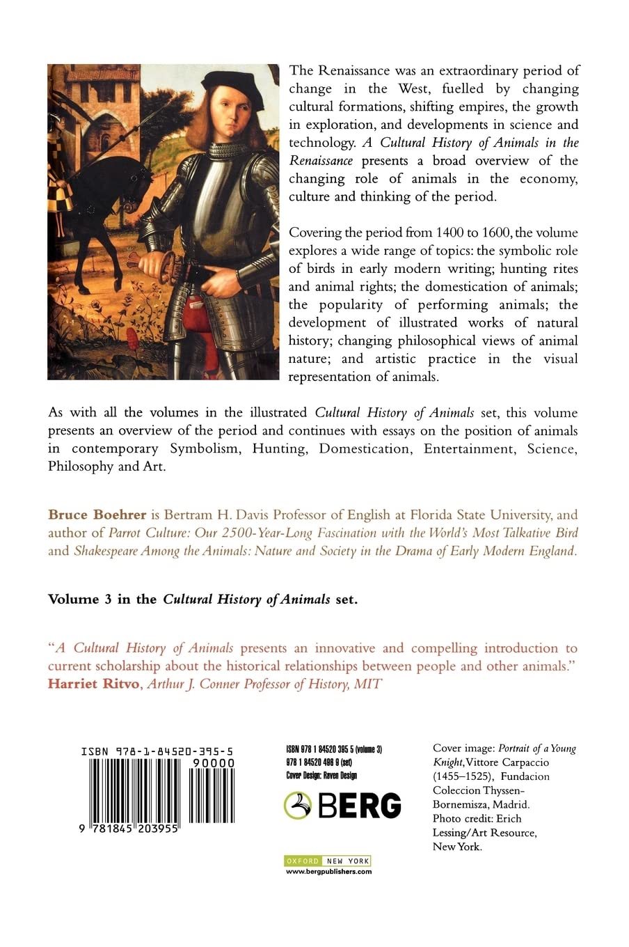 A Cultural History of Animals in the Renaissance (3)