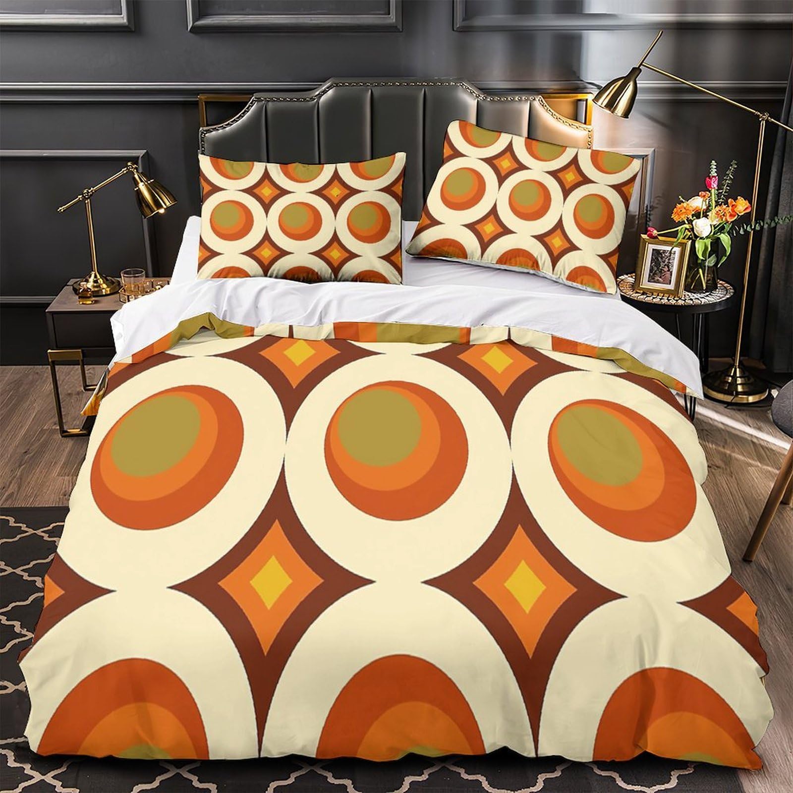 Housse de Couette Douce et Hypoallergénique 200x200 cm