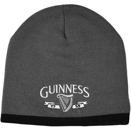 Guinness Hats for Men: Stay Cozy and Stylish in our Grey Beanie