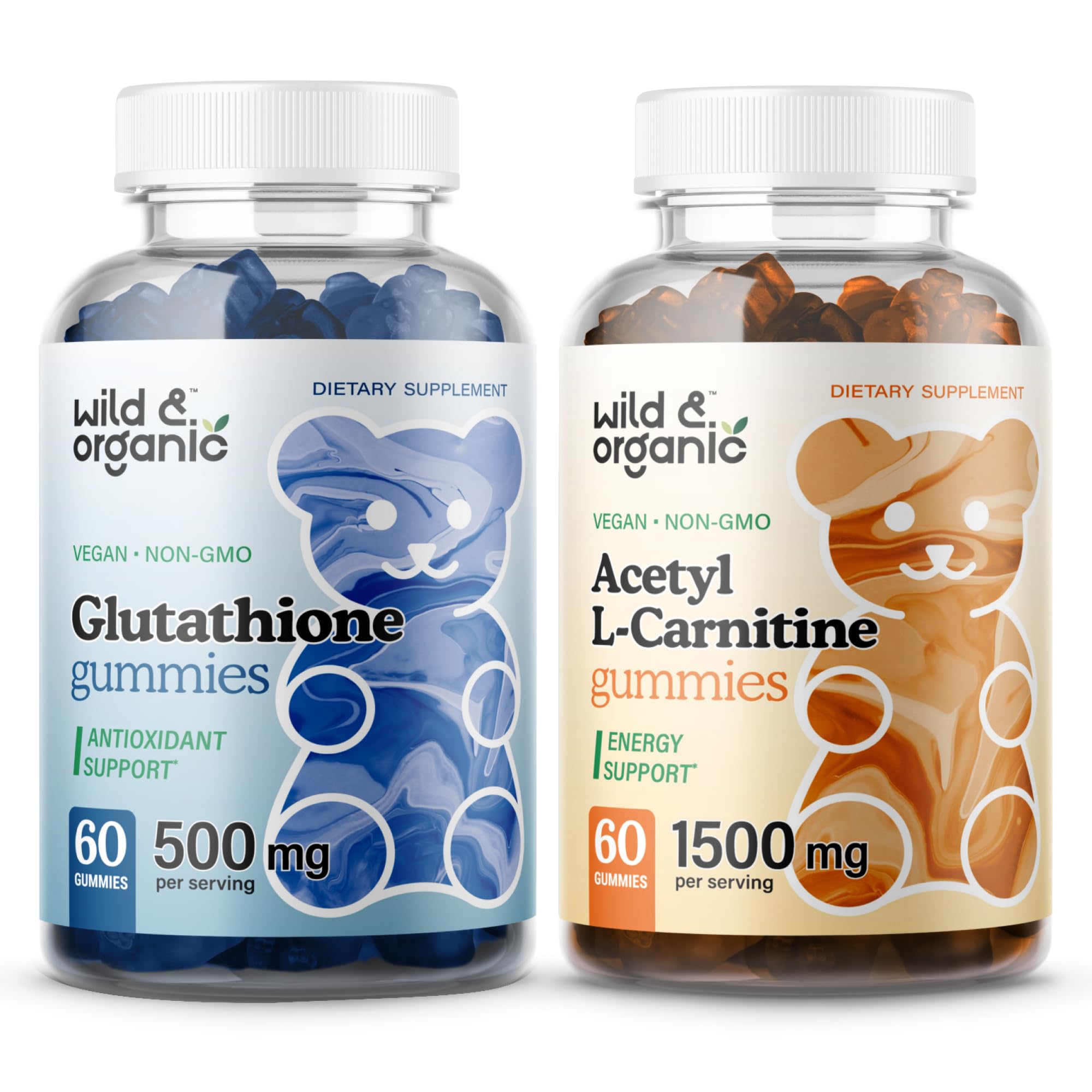 l carnitine and glutathione together Amazon.com: Wild & Organic L-Glutathione Gummies & L-Carnitine Gummies 60  Count : 健康與家庭