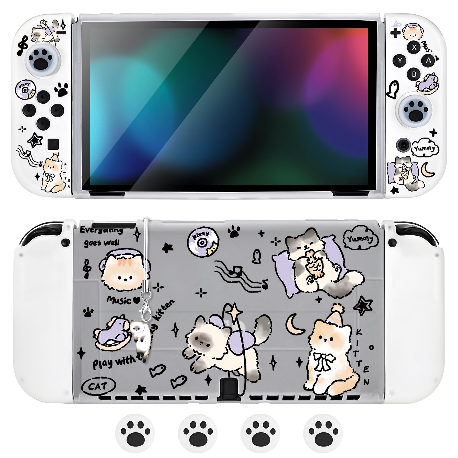 Amazon.co.jp: DLseego Switch OLED ケース Switch OLED 分体式カバー