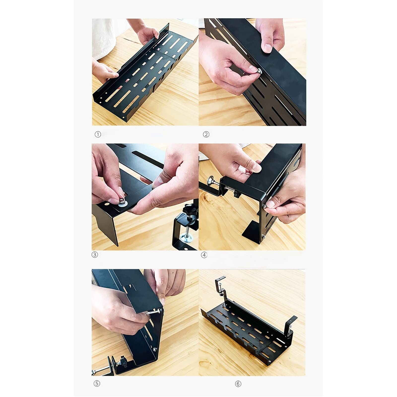 Taca do zarządzania kablami pod biurkiem stojak do zarządzania kablami biurko pod wtyczką rząd stały pakiet organizujący koncentrator chowany pod biurkiem organizer na kable