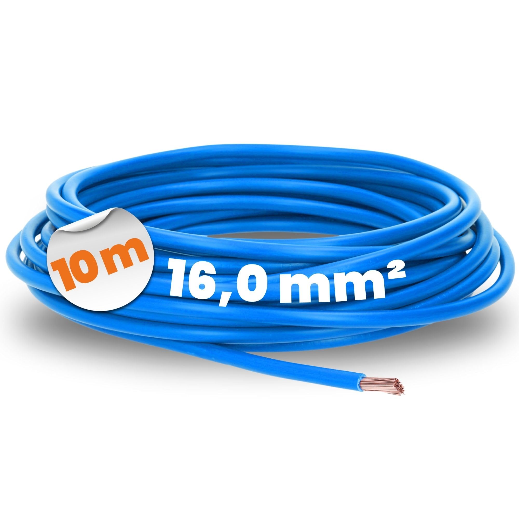 Lapp 10m H07V-K 16 mm² Blau - Aderleitung flexibel - Einzelader Litze