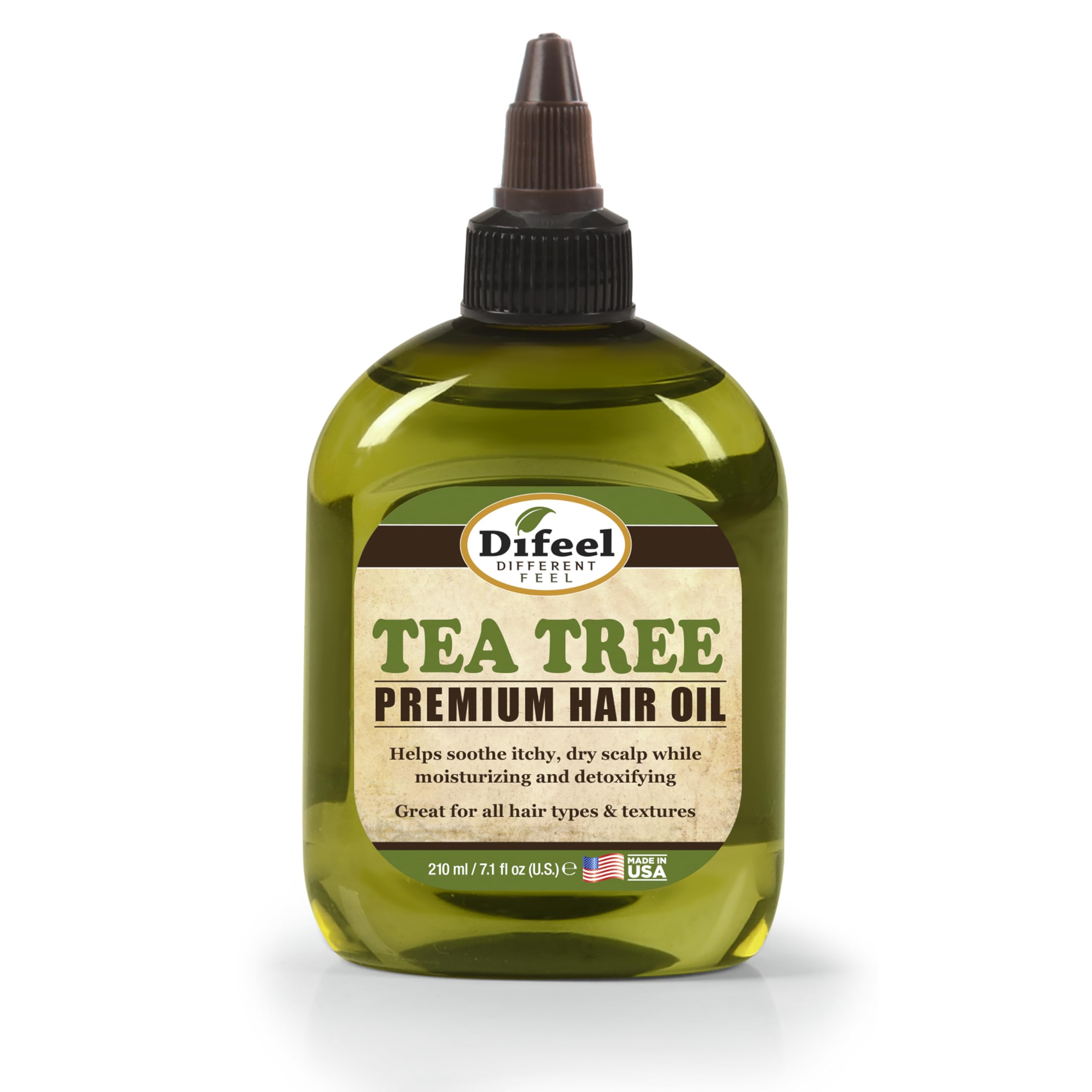Difeel Premium Natural Hair Oil - Tea Tree Oil 8 oz.