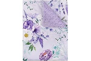 Plush Baby Blanket in Lavish Purple: A Soft Haven for Your Little One