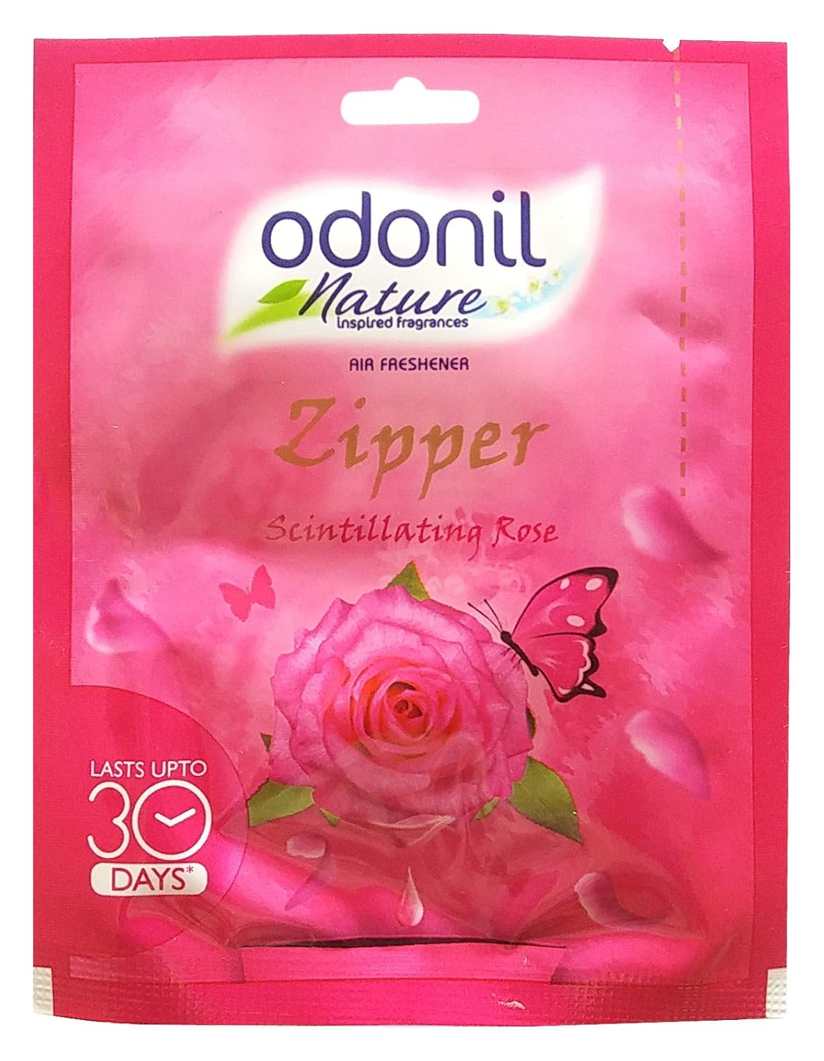 Odonil Air Freshener Zipper Scintillating Rose, 10g Amazon.in